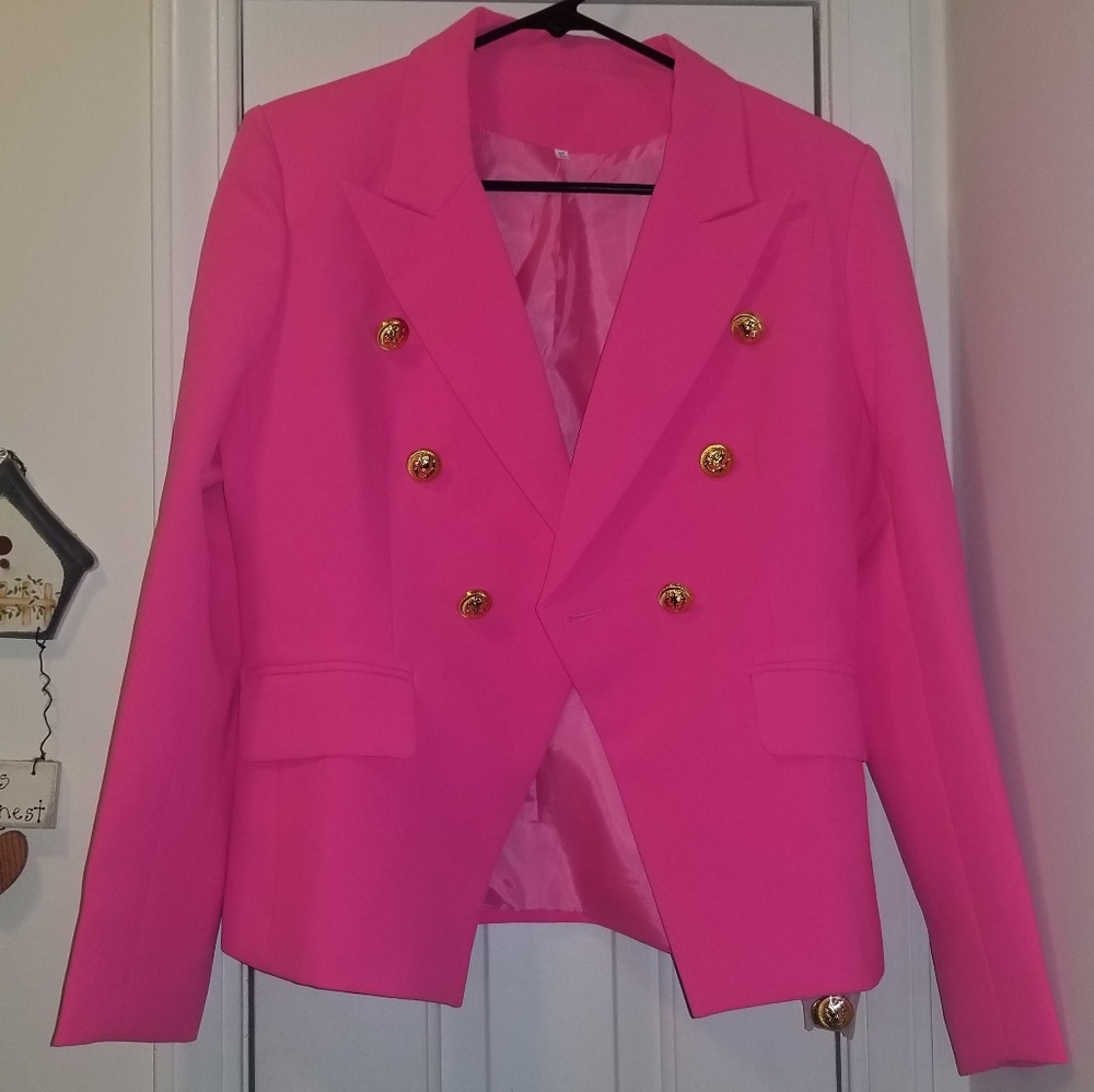HOT Hot Pink Blazer